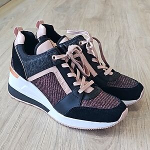 Michael Kors Wedge Sneakers Size 8